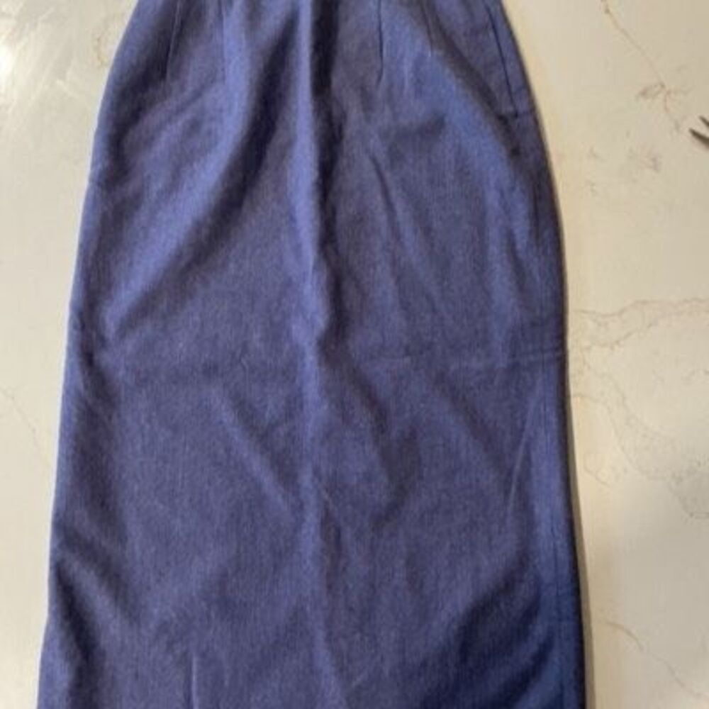 Pendleton Women’s 100% Virgin Wool Lined Skirt Sz 8 Pockets Lilac vintage